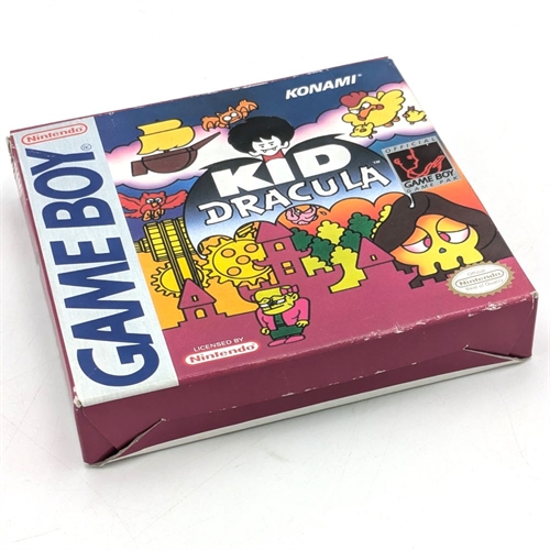Kid Dracula - Komplet I Kasse - (USA) - Gameboy Original (B Grade) (Genbrug)